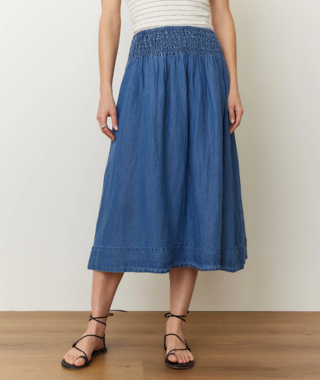 Marine Layer_Bea_Chambray_Midi_Skirt_in_Medium_Wash2