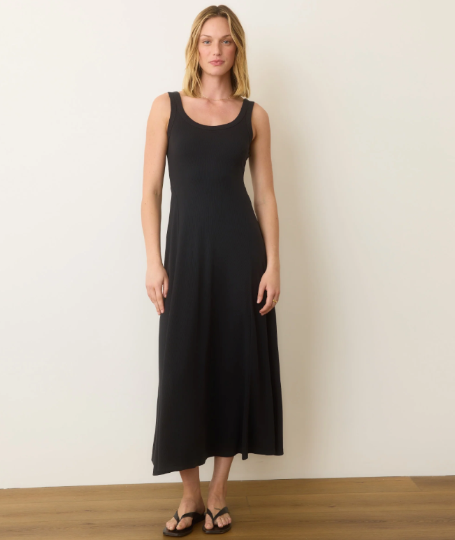 MarineLayer_Lexi_Rib_Sun_In_Fit_Flare_Dress_in_Black1